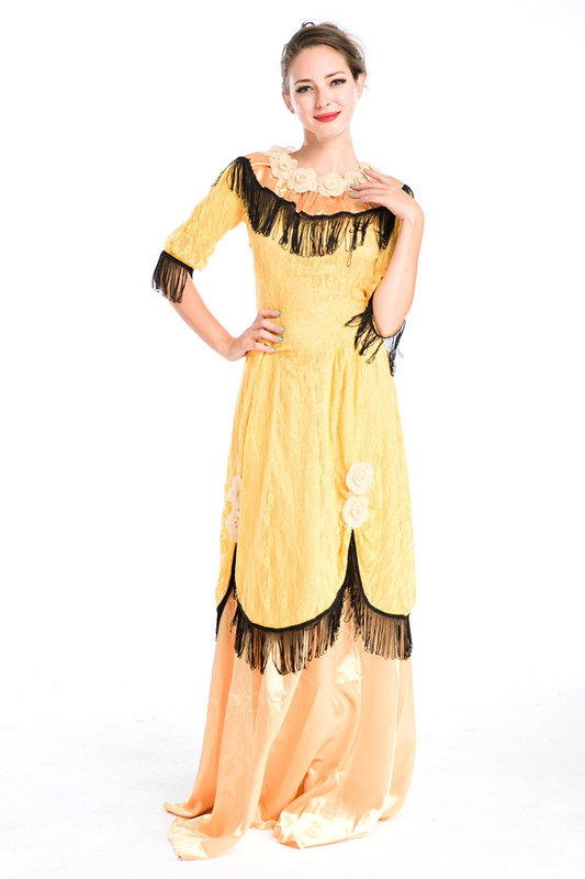 deluxe tiffany fringe queen costumes  M4746
