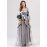 Halloween Fancy Dress Costume Scary Ghost Bride Dress Cosplay Ghost Zombie Costume YM081