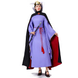 Anime Poison Queen Fairy Snow White Princess Purple Evil Queen Cosplay Drama Costume YM0813