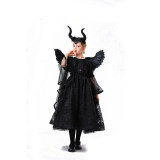 Girl Sleeping Witch Girl Cosplay Masquerade Party Witch Princess Dress Costume YM8753