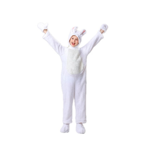 Big White Rabbit Kindergarten Children's Animal Show White Rabbit Stage Clothes Costume YM5829
