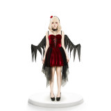 Reaper Dress Women Hellwitch Costume Demon Vampire Cosplay Uniform  2063