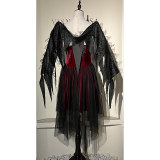 Reaper Dress Women Hellwitch Costume Demon Vampire Cosplay Uniform  2063