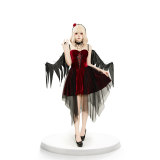Reaper Dress Women Hellwitch Costume Demon Vampire Cosplay Uniform  2063