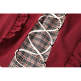 Little Red Riding Hood Costume Andersen Match Girl Fairy Tale Character Costume SM3025