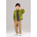 Children's Day School Shirt Cosplay Long Sleeve Dress Up Costumes Boy Fox Cosplay Costume MS5117