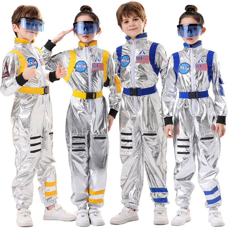 Family Outfits Earth Spacesuit Pilot Cosplay Character Astronaut Cosplay Party Astronaut MS5601