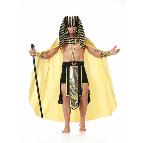 Halloween Adult Cosplay Adult Male Egyptian Pharaoh Costume XY82307