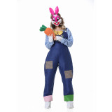 Baby Bunny Cartoon Rabbit Halloween  Animal Cosplay Costume For Adult XY82330