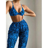 Three Piece Swimsuit Sex Bikini Sexy Leopard Print Designer Bikinis Sets S215