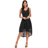 Elegant Sexy Club Sleeveless Lace Women Floral Night Dresses CD604