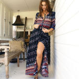 Boho Style Long Beach Summer Dress M30392