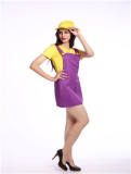 Super mario Bib short  costume for summer party fanny Mario jumpsuits with hat M40257