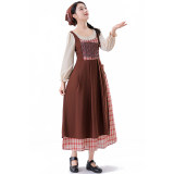 The Little Match Girl Halloween Medieval Role Of National Costume Stage Maid Costume  YM5837
