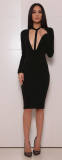 Long Sleeve Midi Dress M30092