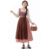 The Little Match Girl Halloween Medieval Role Of National Costume Stage Maid Costume  YM5837