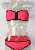 Bandeau Zip Neoprene Bikini M5325