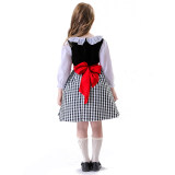 Adult Maid Dress Little Red Riding Hood Dress Cape Outfit Party Maid Cosplay Costume YM0941 YM0940