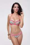 Sexy Charming Paisley Bandeau Bikini M5252