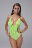 V-neck One Piece Swimsuit M5223