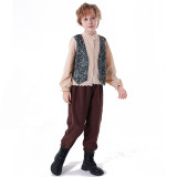 Halloween Gardener Children's Costume Black Floral Oktoberfest Women's Manor Maid Set YM0938 YM0939