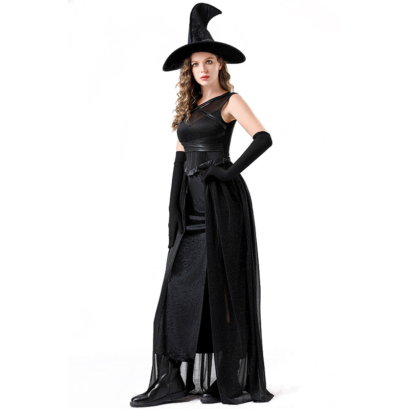 Night Wandering Soul Woman Ghost Dress Witch Death Robe Rave Party Vampire Demon Costume YM089