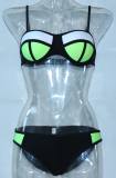 Beautiful Color Block 2pcs Bikini M5324