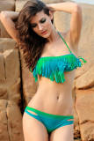 Rainbow Tassel Bikini M5246