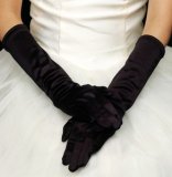 Sexy satin long gloves G1503