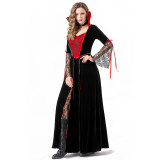 Halloween New Adult Costume Female Dress Horror Vampire Role Play Stage Costume Cosplay YM8765