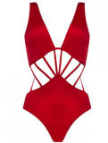 Hollow-out One-piece Swimwear M5371