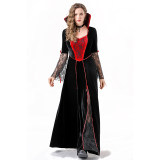 Halloween New Adult Costume Female Dress Horror Vampire Role Play Stage Costume Cosplay YM8765