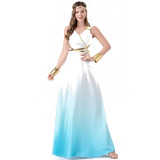 Cleopatra Greek Goddess Cosplay Costume Women Queen Dress Costume YM8762