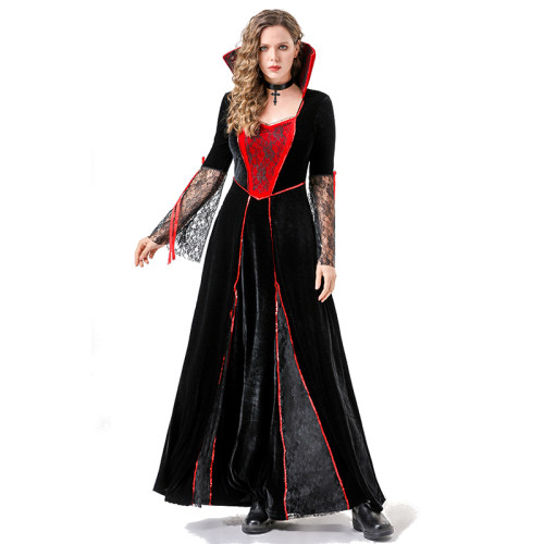Halloween New Adult Costume Female Dress Horror Vampire Role Play Stage Costume Cosplay YM8765