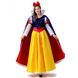 Halloween Costume Fairy Tale Poison Queen Dress Hostess Cosplay Snow White Dress Costume YM8759