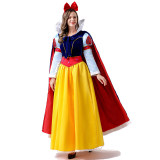 Halloween Costume Fairy Tale Poison Queen Dress Hostess Cosplay Snow White Dress Costume YM8759