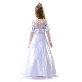 Halloween Role Play White Princess Queen Costume Snow Queen Animation Stage Cosplay YM8757