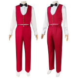 Underworld Dress Mage Cosplay Costume Red Wedding Suit Ghost Bride Horror Costume HW3069