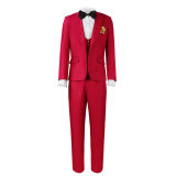 Underworld Dress Mage Cosplay Costume Red Wedding Suit Ghost Bride Horror Costume HW3069