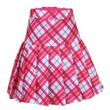 Girls Striped Costume Princess Dress Cosplay Stage Performance College Plaid School Uniform  FL01