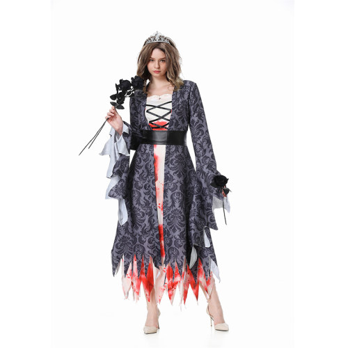 Halloween Party Adults Cosplay Ghost Bride Zombie Masquerade Costumes XY82335