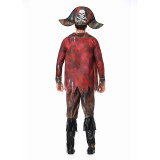 Pirate Game Uniform Costume Masquerade Captain Zombie Men Pirate Cosplay XY82337