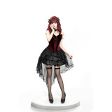 Spice Girls Retro Dark Look Puffy Tuxedo Dress Costume Goth Queen Demon Cosplay Costume DL2066
