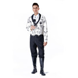 Horror Couple Ghost Bride Dress Cosplay Bloody Adult Ghostly Groom Costume DL2005 DL2006