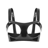 Bright Patent Leather Women's Underwear Bulk PVC Sexy Latex Lingerie SX090