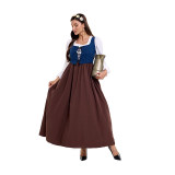 Court Dress Costume Cosplay Medieval Retro Sexy Maid Costume Clothing Farm Colonial Period  DL2070
