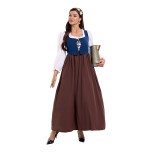 Court Dress Costume Cosplay Medieval Retro Sexy Maid Costume Clothing Farm Colonial Period  DL2070