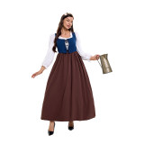 Court Dress Costume Cosplay Medieval Retro Sexy Maid Costume Clothing Farm Colonial Period  DL2070