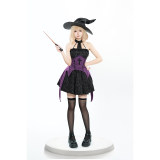 Halloween Witch Cosplay Costume Female Dress Masquerade Ball Theme Party Witch Costume DL2078