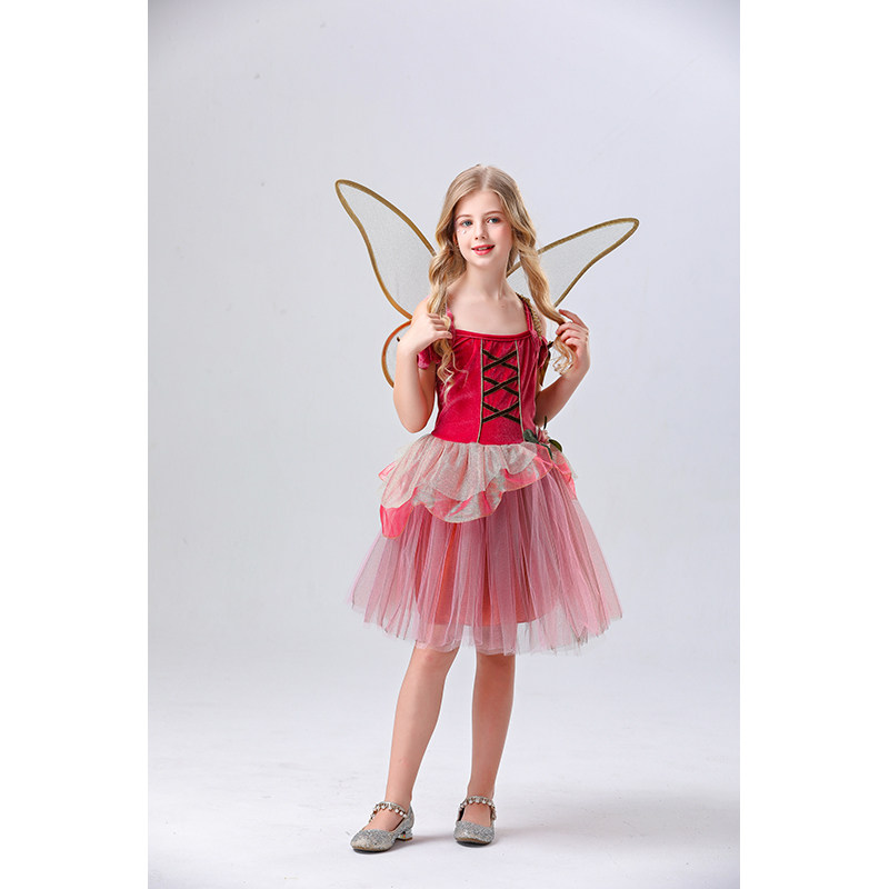 Children's Day Fairy Girl Elf Dance Costume Princess Puff Skirt Cosplay Performance Costume YM5833